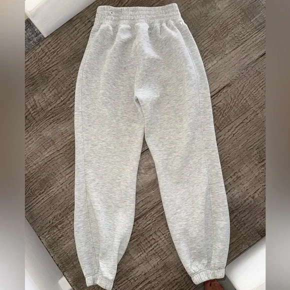 Abercrombie & Fitch YPB jogger hoodie sweat set top size medium bottoms XS Short - Picture 8 of 9